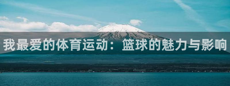 JJB竞技宝官网下载娱乐：我最爱的体育运动：篮球的魅